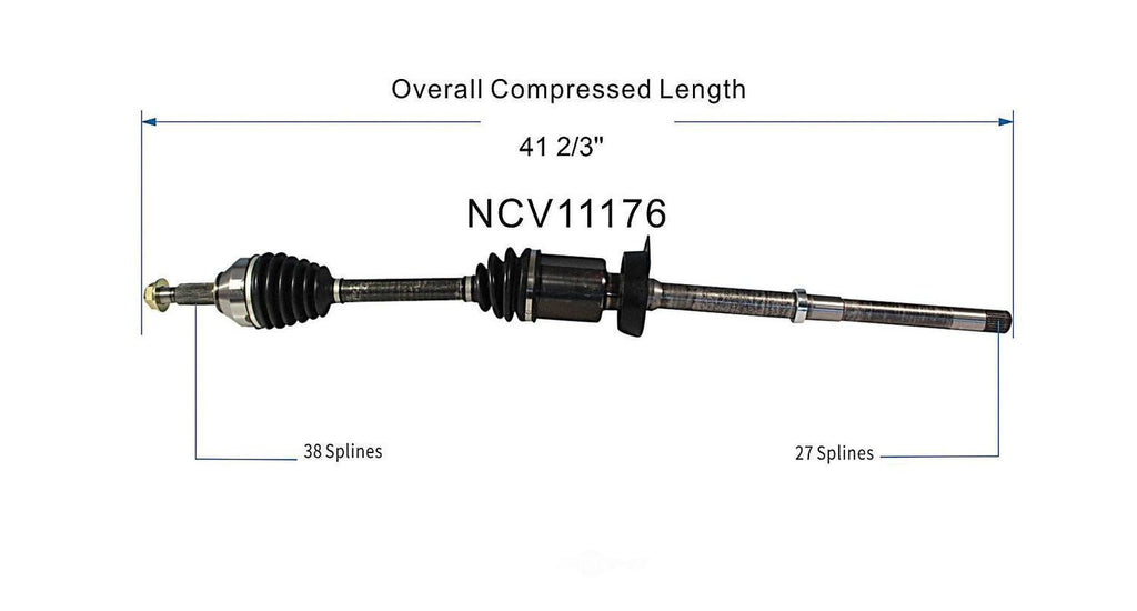 Right New CV Complete Assy   GSP North America   NCV11176