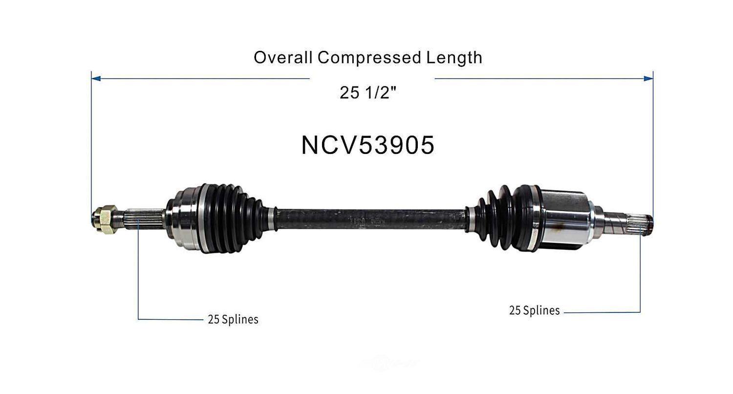 Left New CV Complete Assy   GSP North America   NCV53905