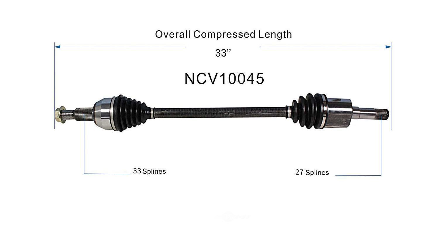 Right New CV Complete Assy   GSP North America   NCV10045