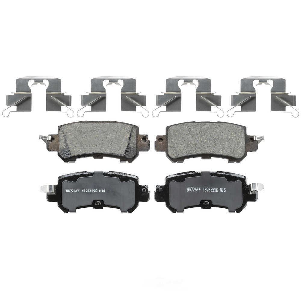 Rr Ceramic Brake Pads  Wagner  ZD1624
