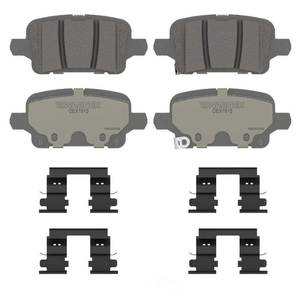 Rr Premium Ceramic Brake Pads  Wagner  OEX1915