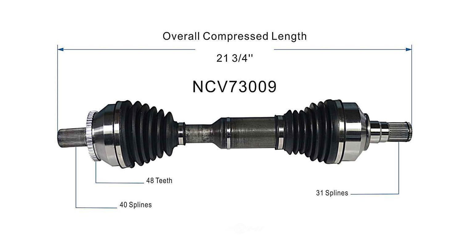 Left New CV Complete Assy   GSP North America   NCV73009