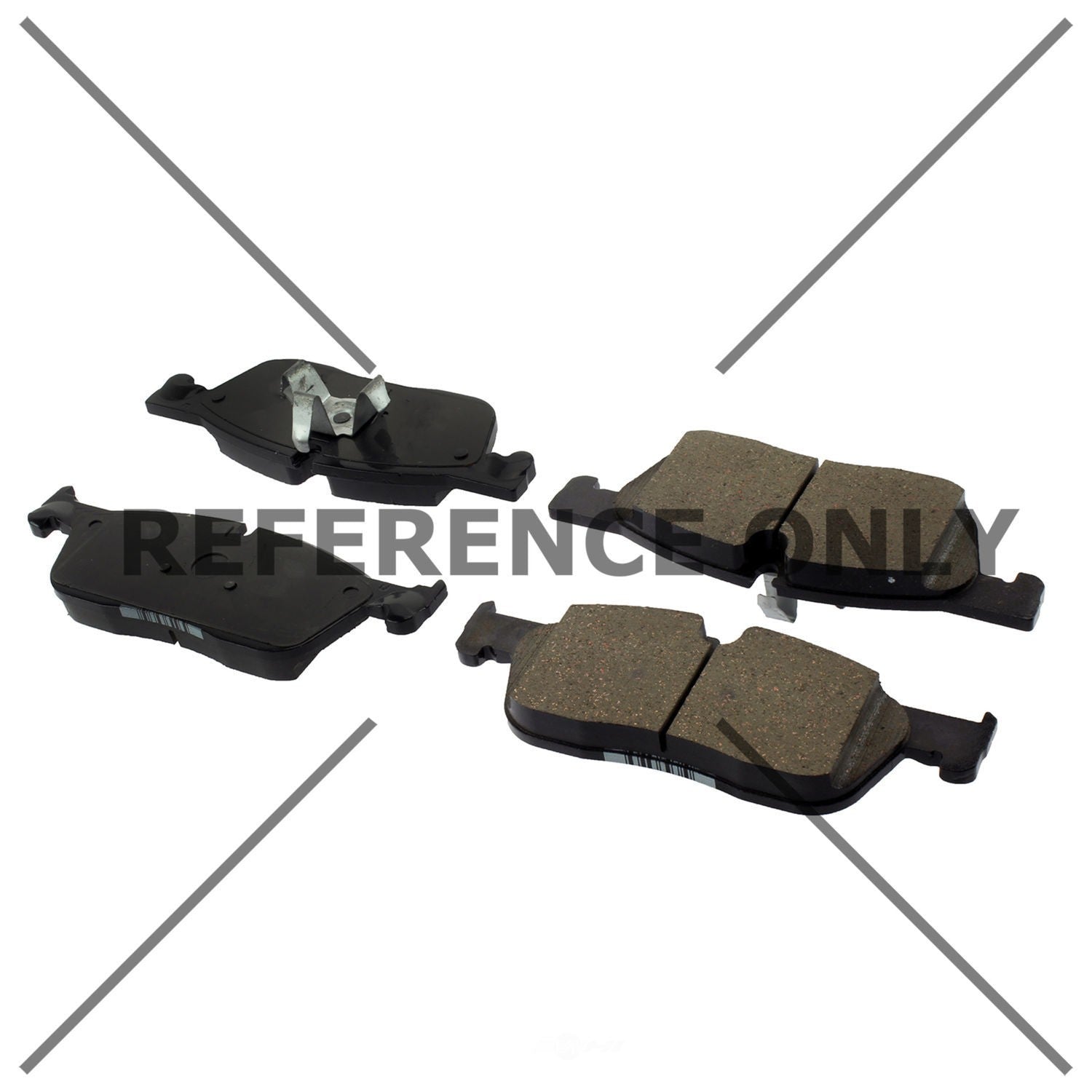 Frt Super Prem Ceramic Brake Pads  Centric Parts  105.18381