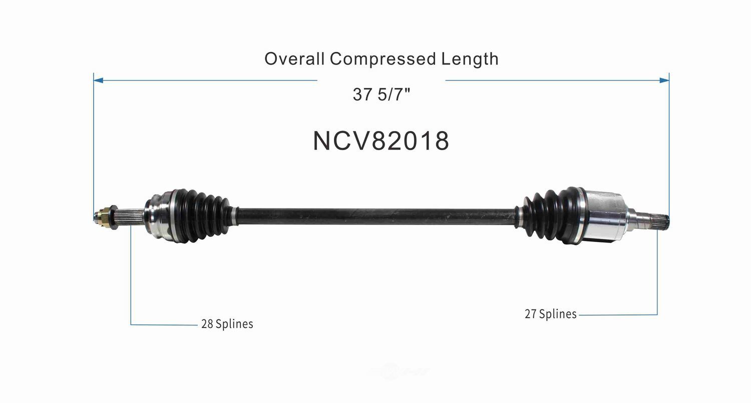 Right New CV Complete Assy   GSP North America   NCV82018