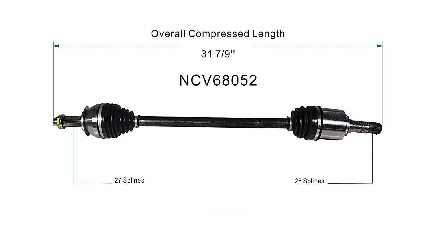 Axle Shaft Assy- CV Shaft   GSP North America   NCV68052