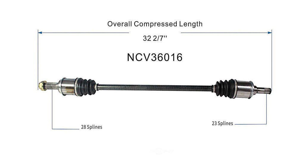 Right New CV Complete Assy   GSP North America   NCV36016