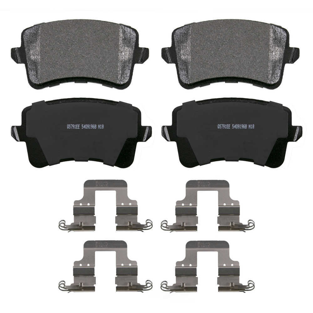Rr Semi-Met Brake Pads  Wagner  ZX1386