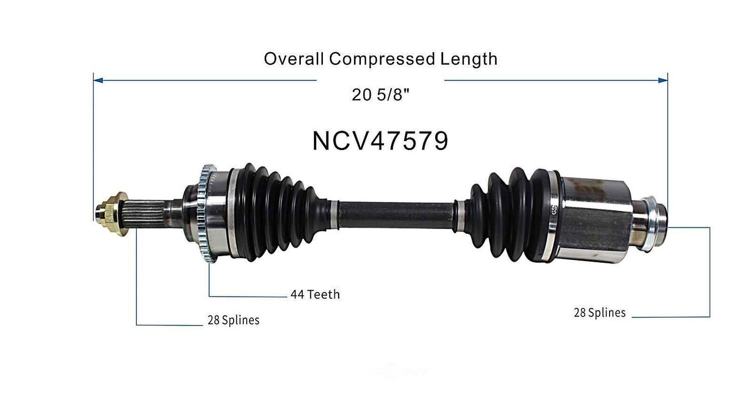 Right New CV Complete Assy   GSP North America   NCV47579
