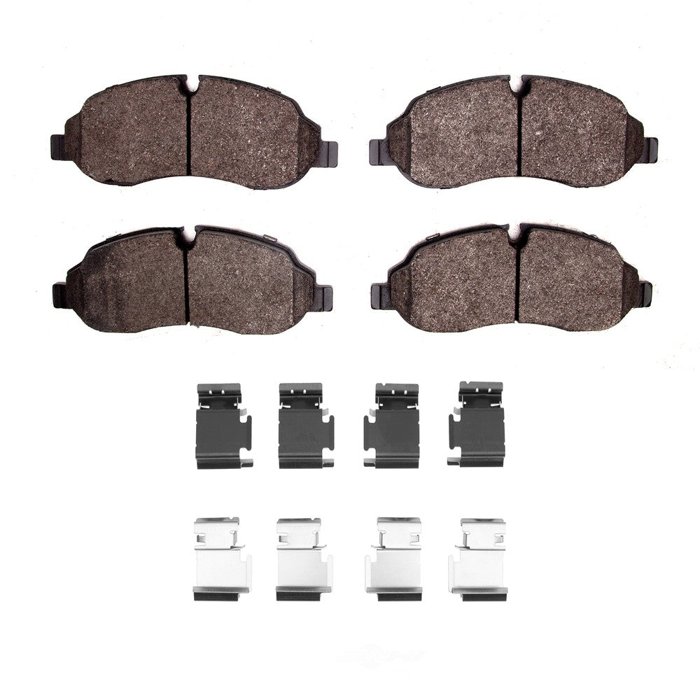 Frt Semi-Met Brake Pads  DFC  1551-1774-01