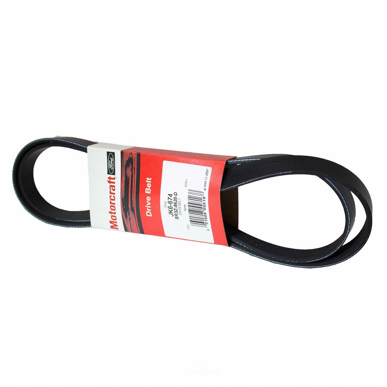 Serpentine Belt  Motorcraft  JK6-674