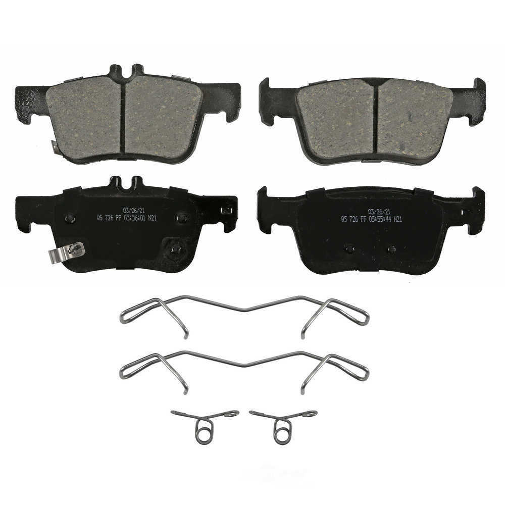 Rr Ceramic Brake Pads  Wagner  ZD2102