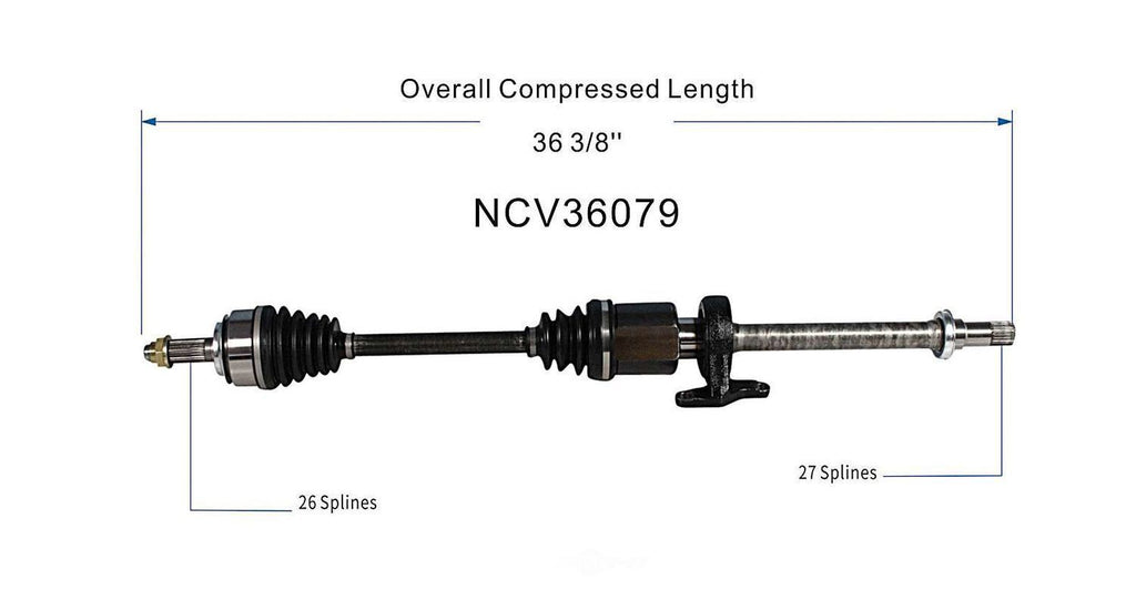 Right New CV Complete Assy   GSP North America   NCV36079