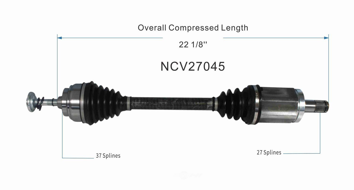 Left New CV Complete Assy   GSP North America   NCV27045