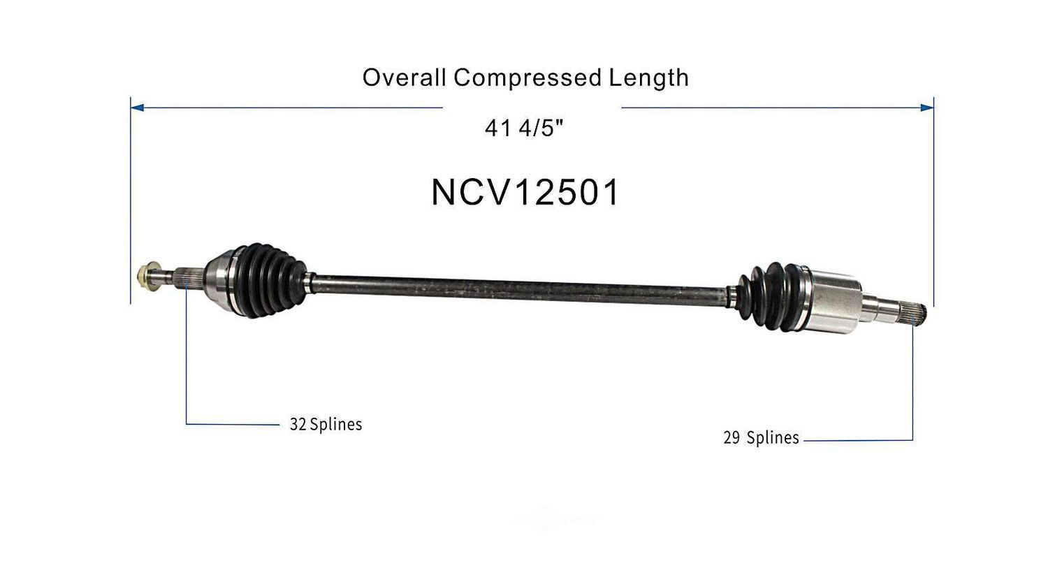 Right New CV Complete Assy   GSP North America   NCV12501