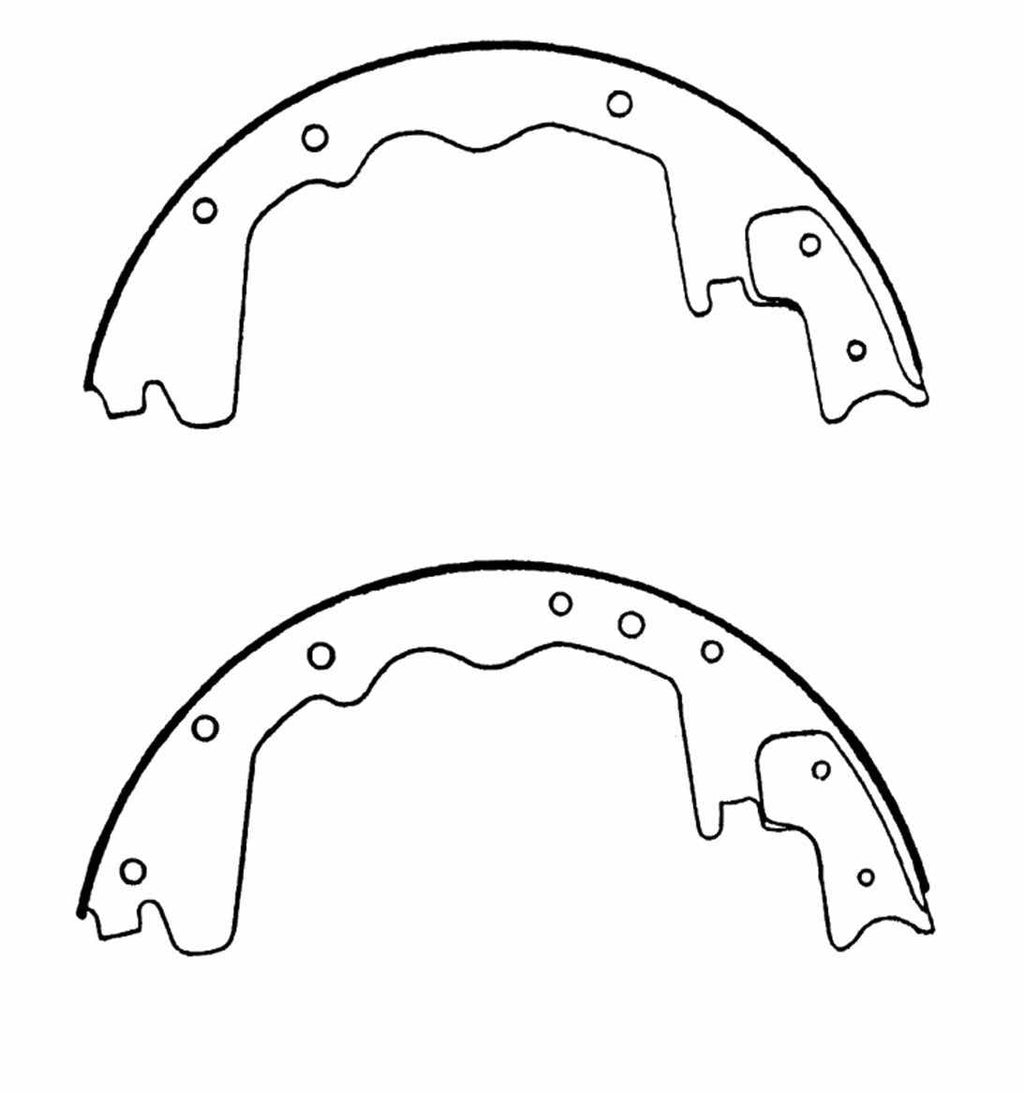 Rr Premium Brake Shoes  Centric Parts  111.03570