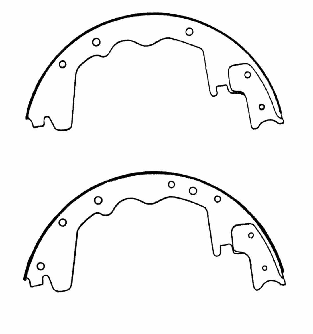 Rr Premium Brake Shoes  Centric Parts  111.03570
