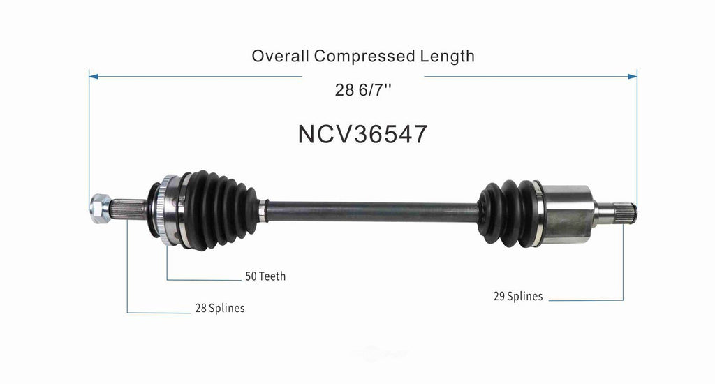 Left New CV Complete Assy   GSP North America   NCV36547