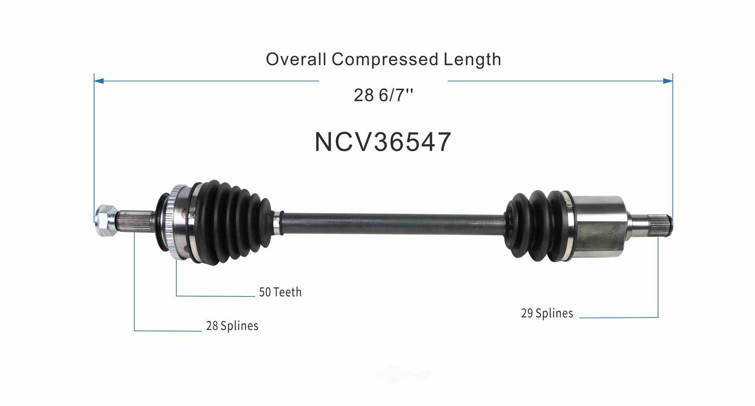Left New CV Complete Assy   GSP North America   NCV36547