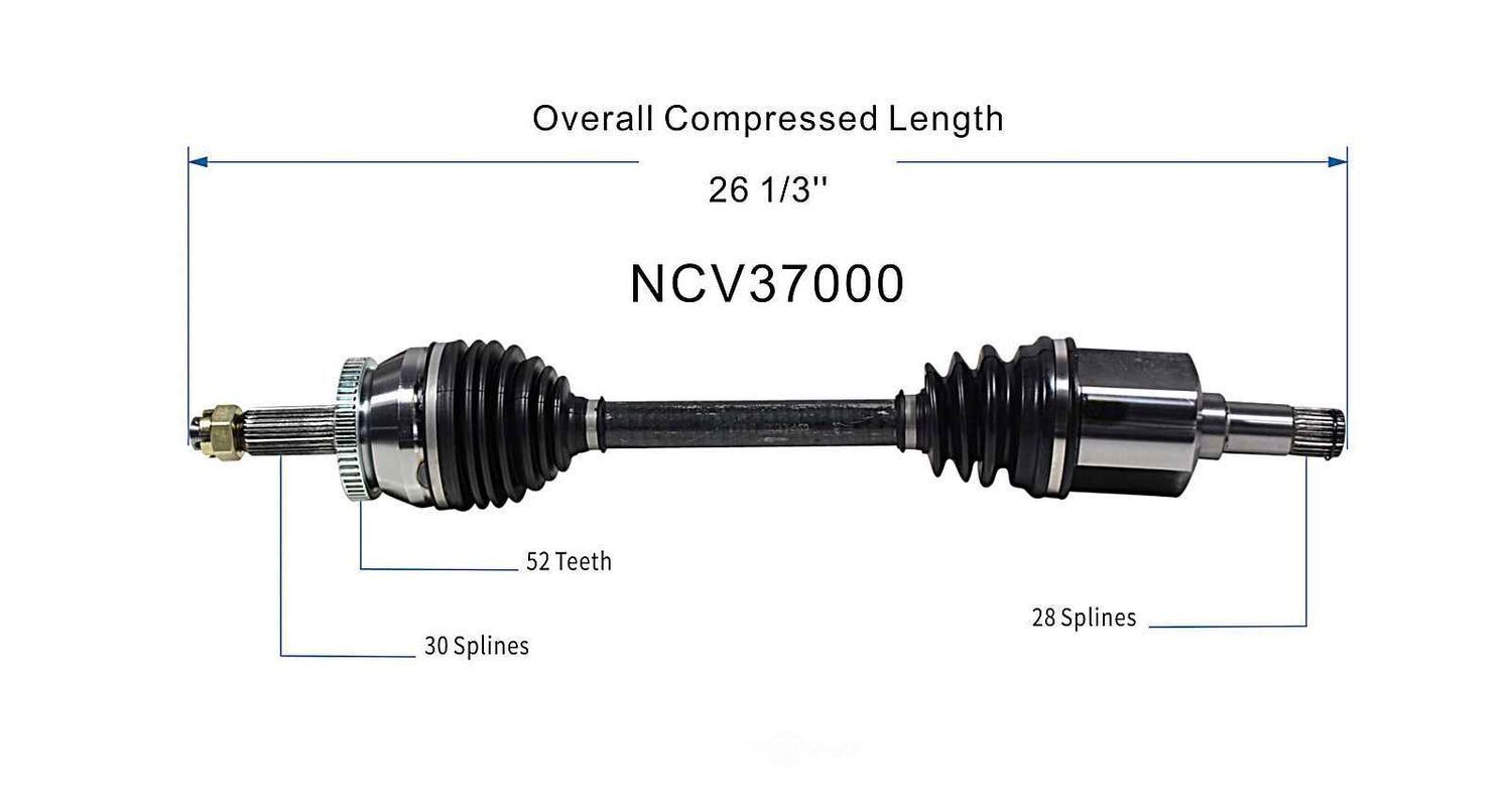 Left New CV Complete Assy   GSP North America   NCV37000