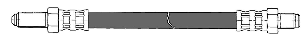 Frt Brake Hose  Centric Parts  150.38002