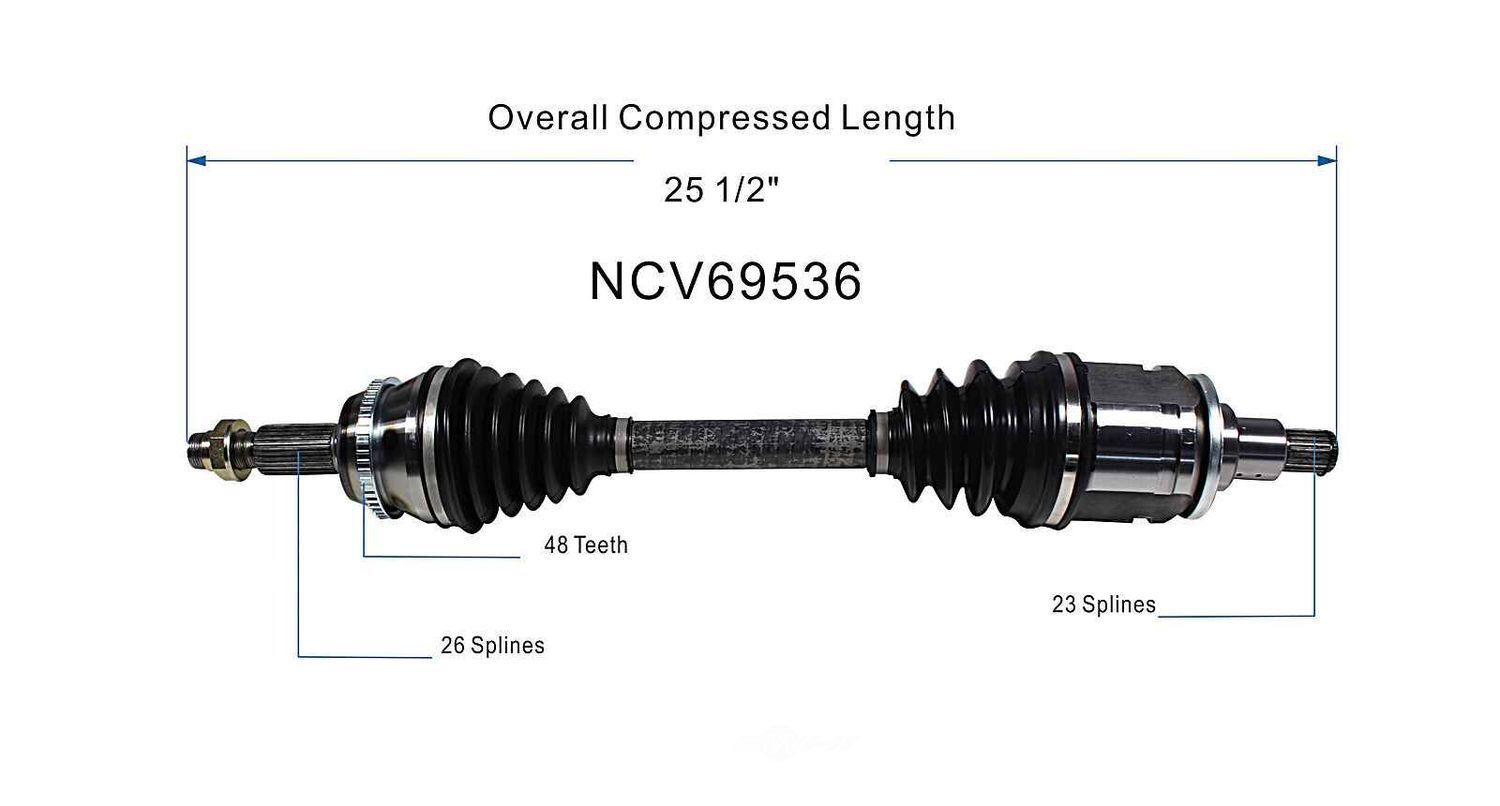 Left New CV Complete Assy   GSP North America   NCV69536