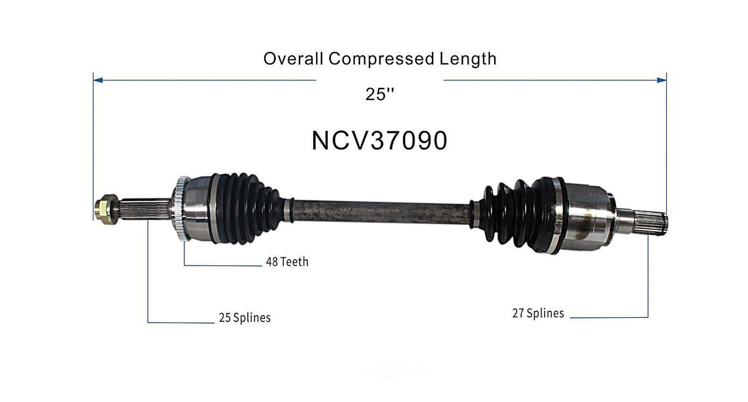 Left New CV Complete Assy   GSP North America   NCV37090