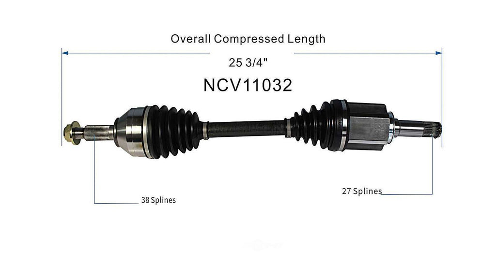 Left New CV Complete Assy   GSP North America   NCV11032