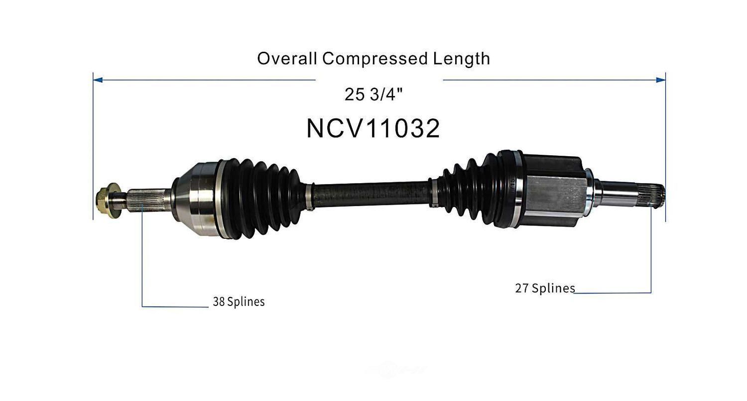 Left New CV Complete Assy   GSP North America   NCV11032