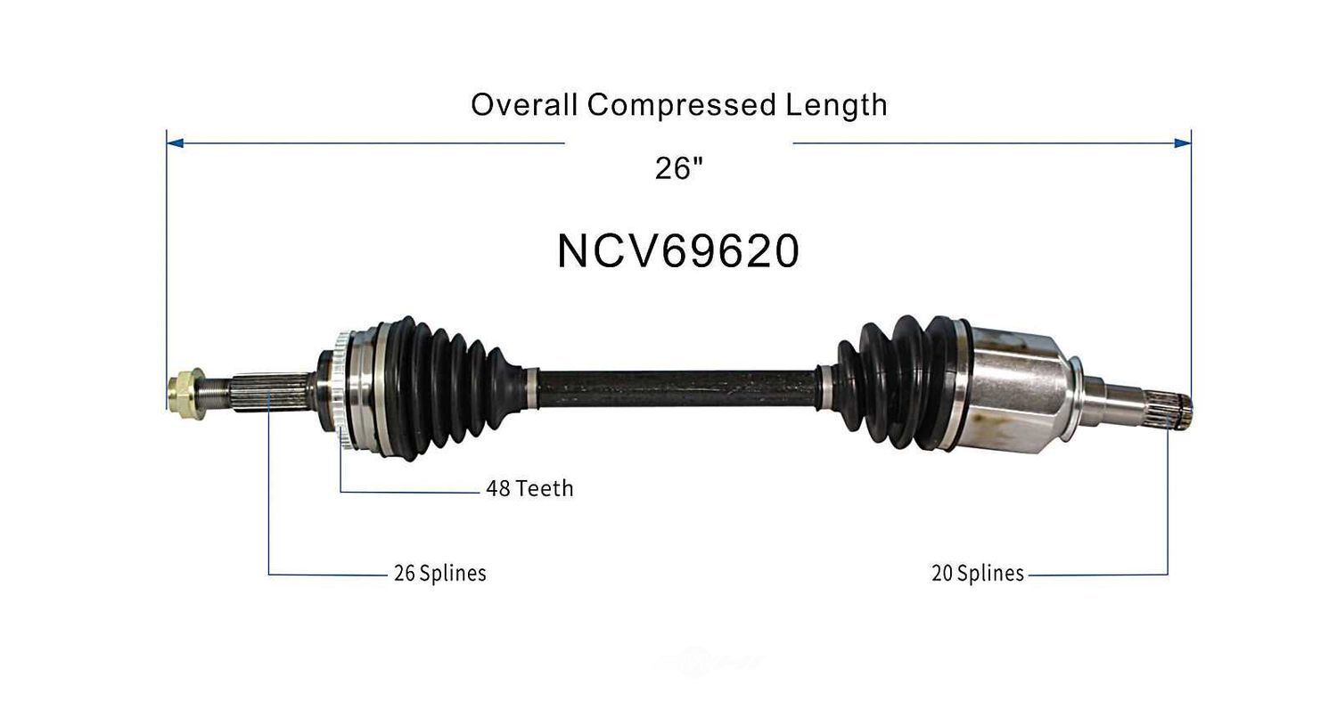 Left New CV Complete Assy   GSP North America   NCV69620