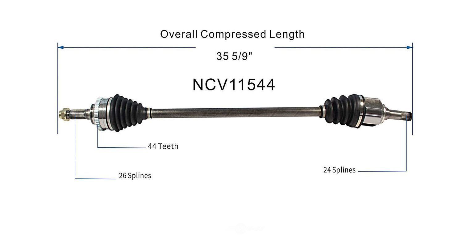 Right New CV Complete Assy   GSP North America   NCV11544