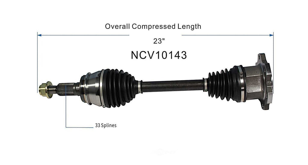 Axle Shaft Assy- CV Shaft   GSP North America   NCV10143
