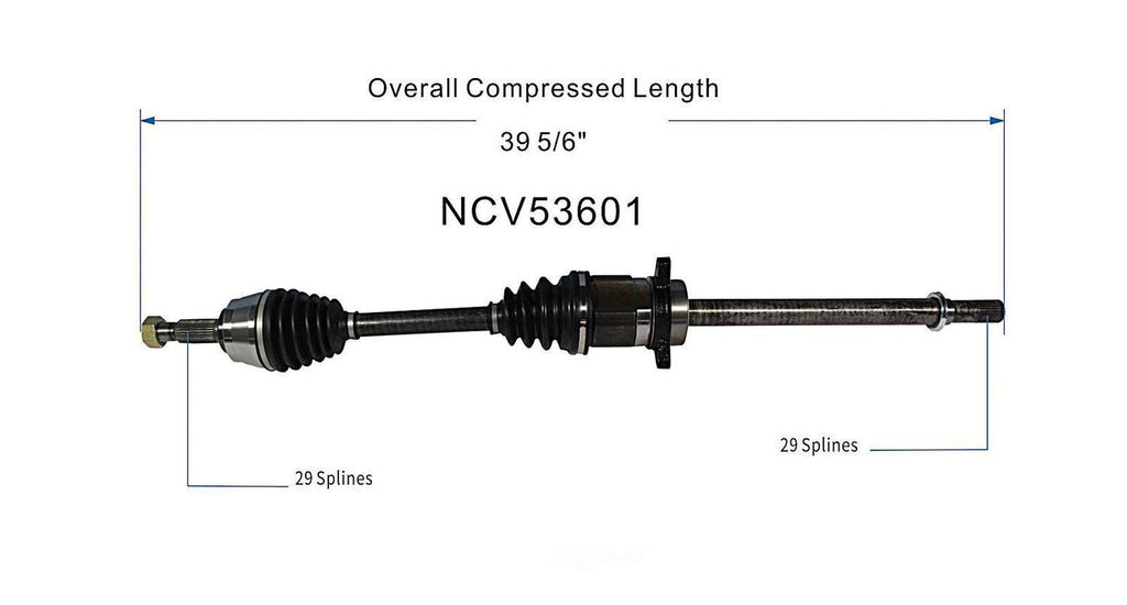 Right New CV Complete Assy   GSP North America   NCV53601