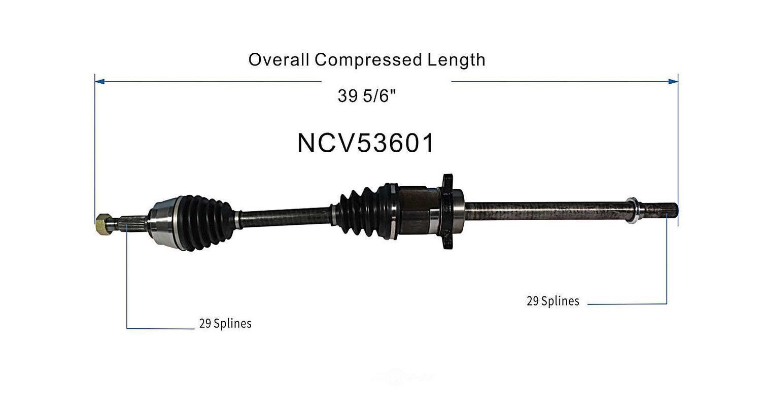 Right New CV Complete Assy   GSP North America   NCV53601