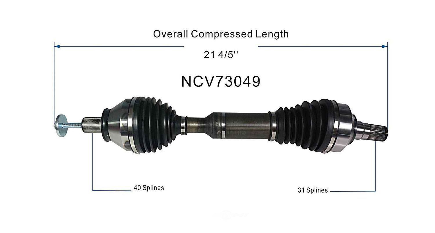 Left New CV Complete Assy   GSP North America   NCV73049