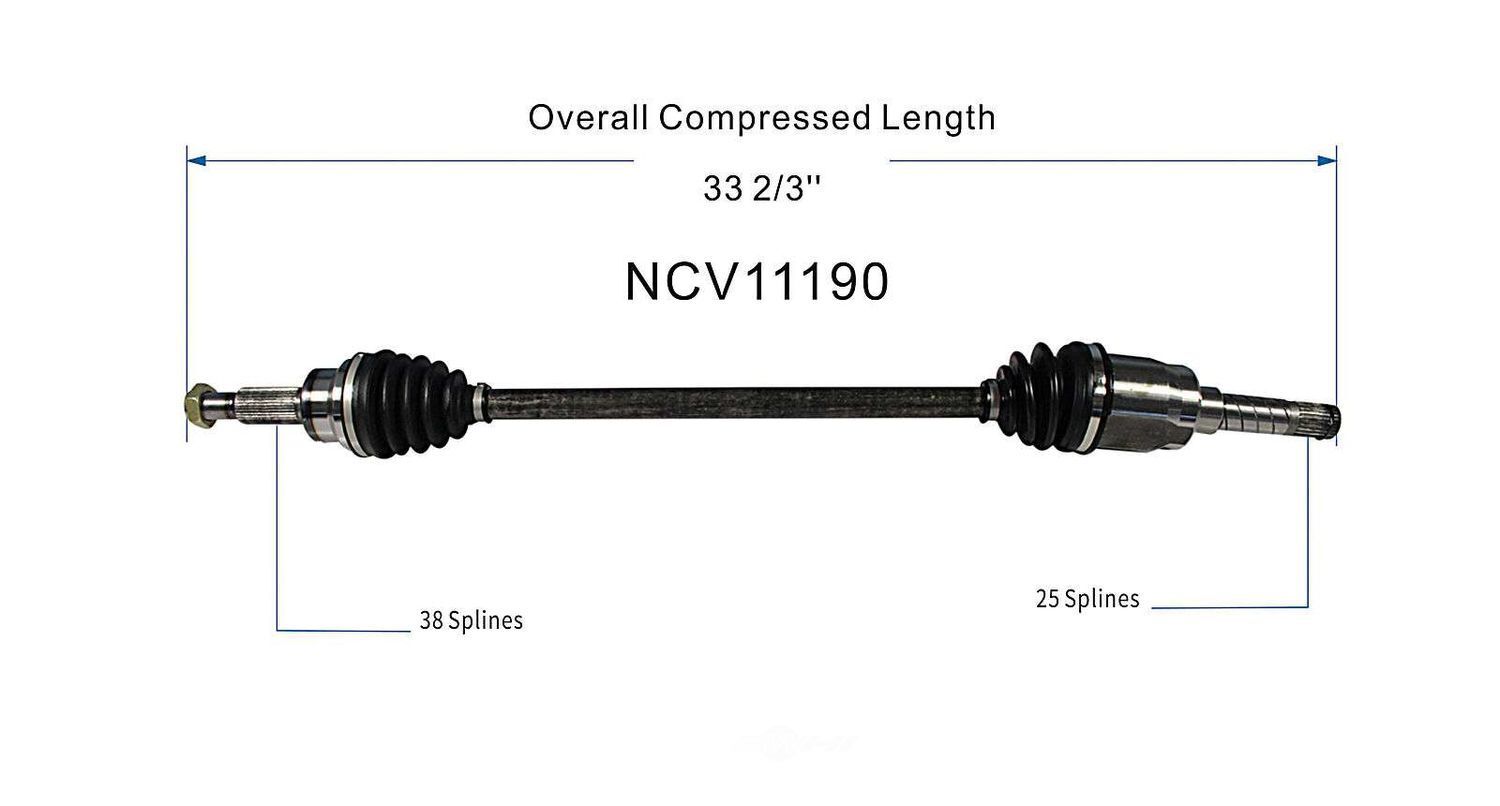 Left New CV Complete Assy   GSP North America   NCV11190