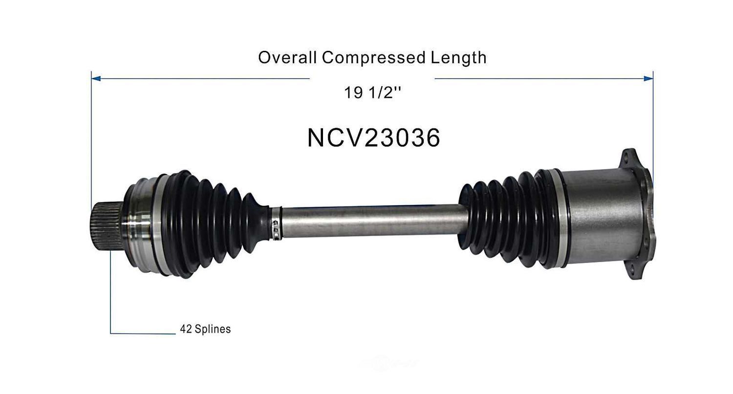 Right New CV Complete Assy   GSP North America   NCV23036