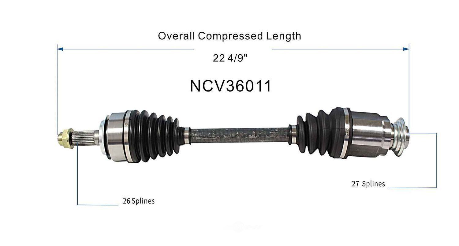 Right New CV Complete Assy   GSP North America   NCV36011