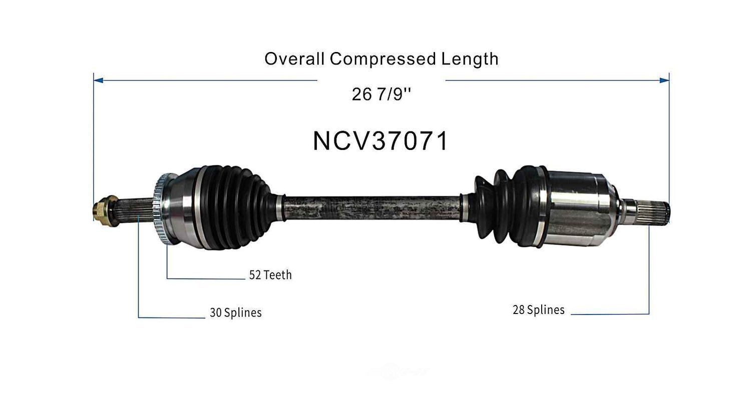 Left New CV Complete Assy   GSP North America   NCV37071