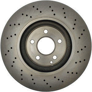 Frt Drilled Brake Rotor  Centric Parts  228.35078