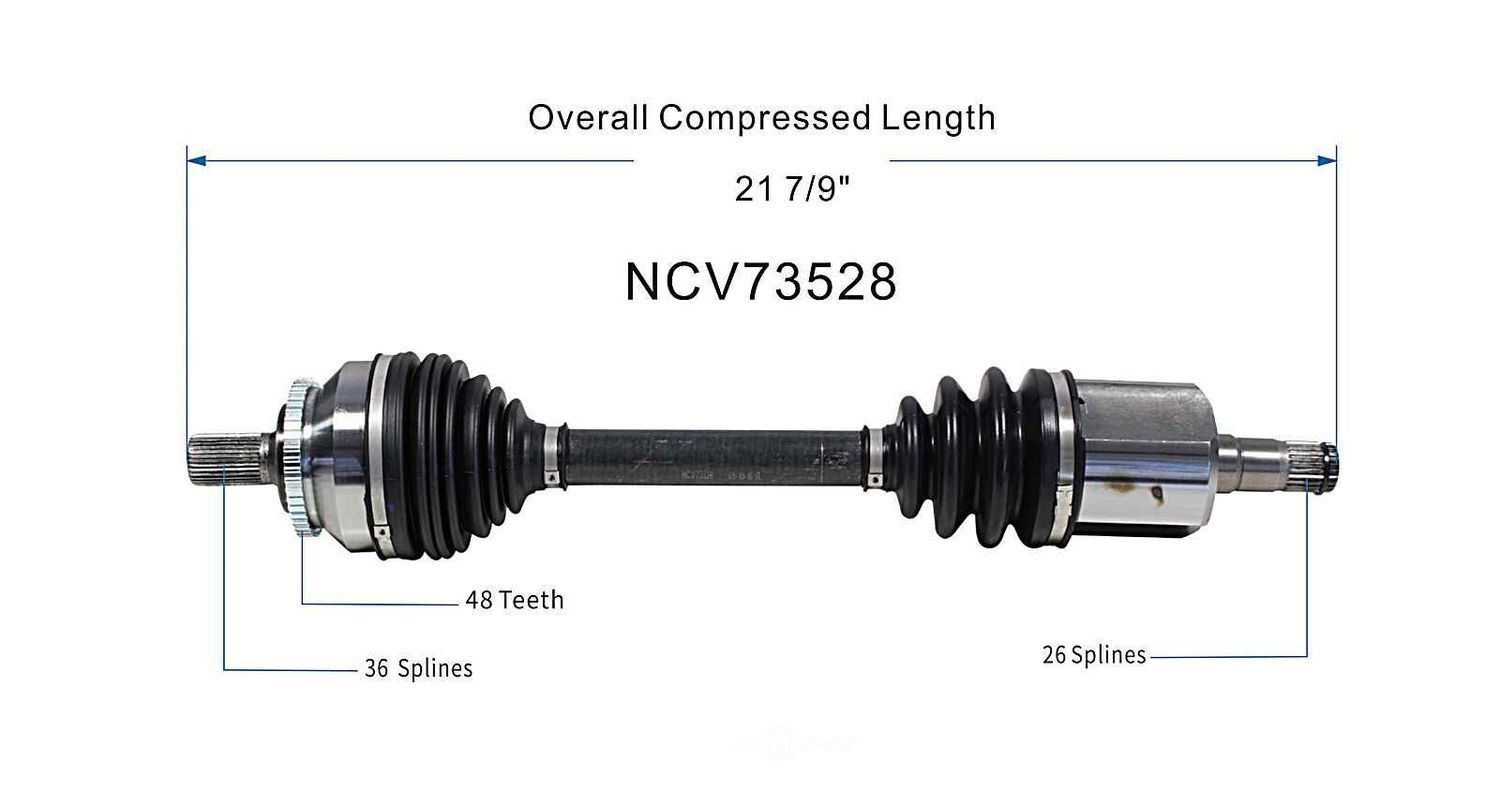 Left New CV Complete Assy   GSP North America   NCV73528
