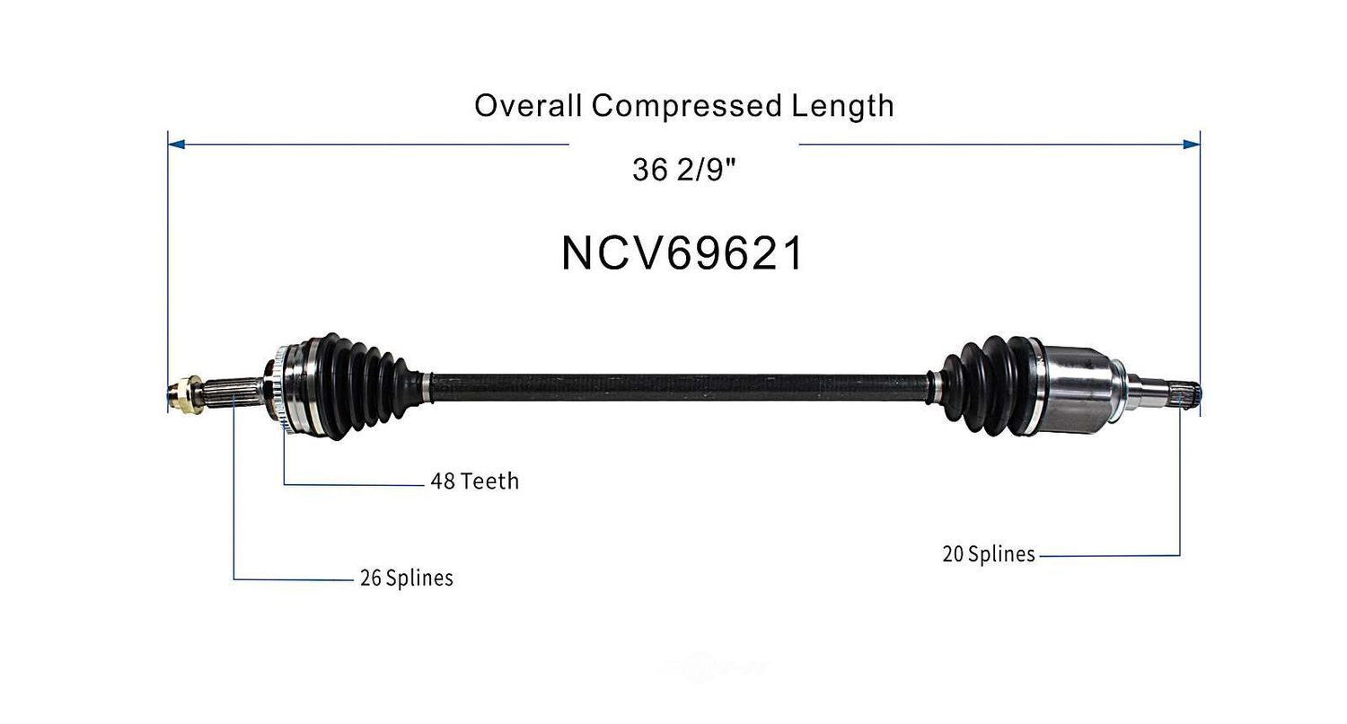 Right New CV Complete Assy   GSP North America   NCV69621