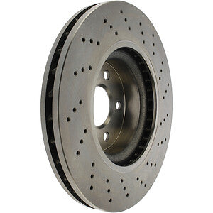 Frt Drilled Brake Rotor  Centric Parts  228.35078