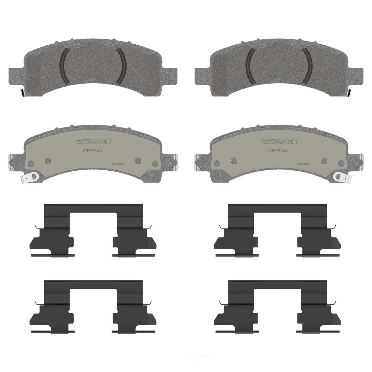Wagner Premium OEX Ceramic Brake Pad OEX974A