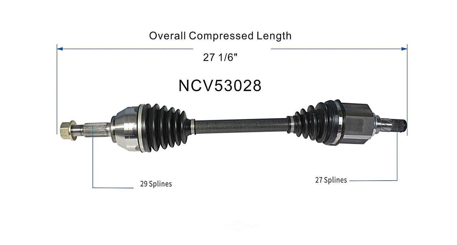 Left New CV Complete Assy   GSP North America   NCV53028