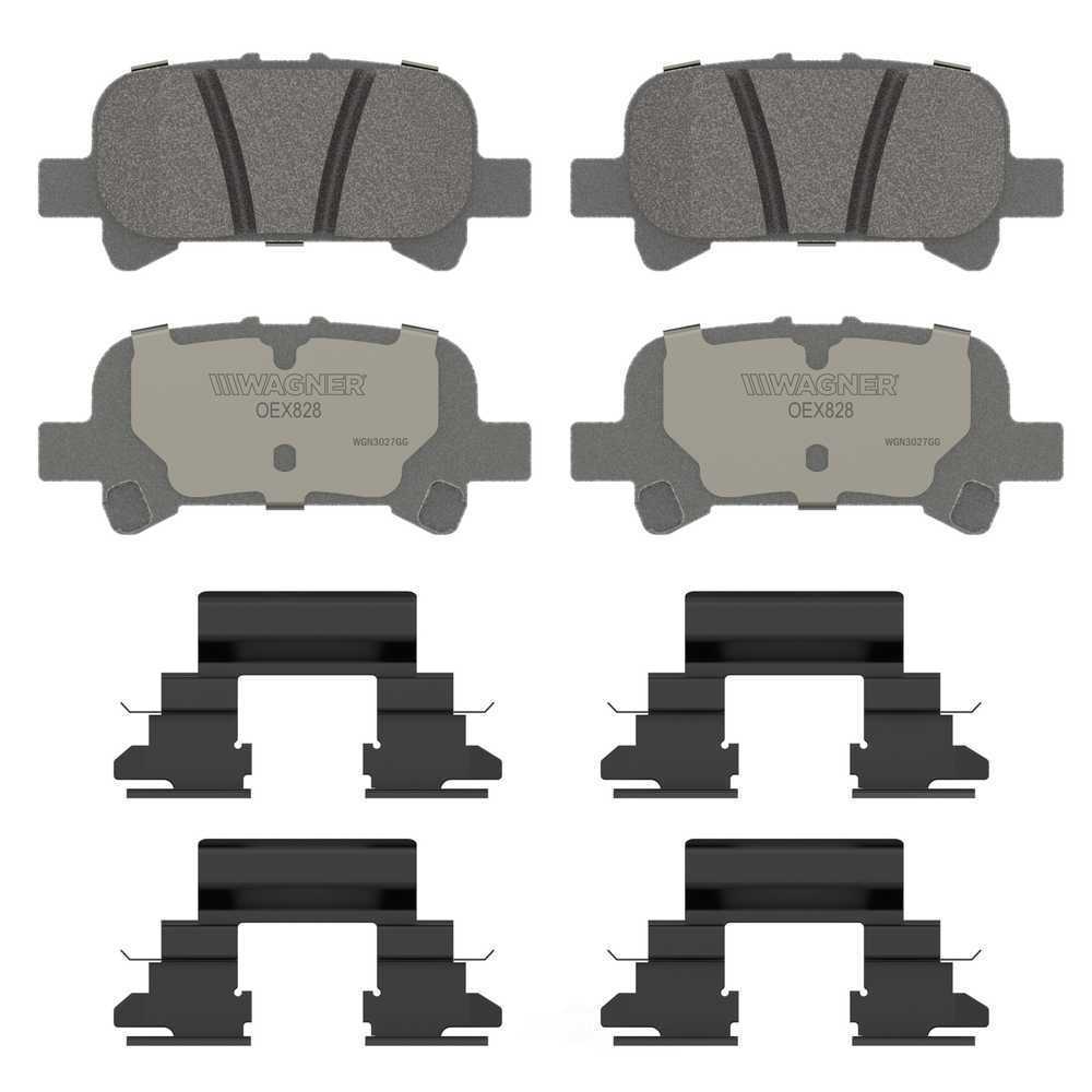 Rr Premium Ceramic Brake Pads  Wagner  OEX828