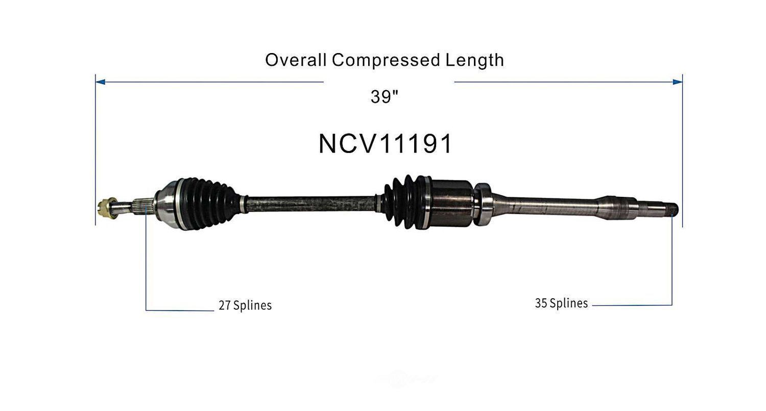 Right New CV Complete Assy   GSP North America   NCV11191