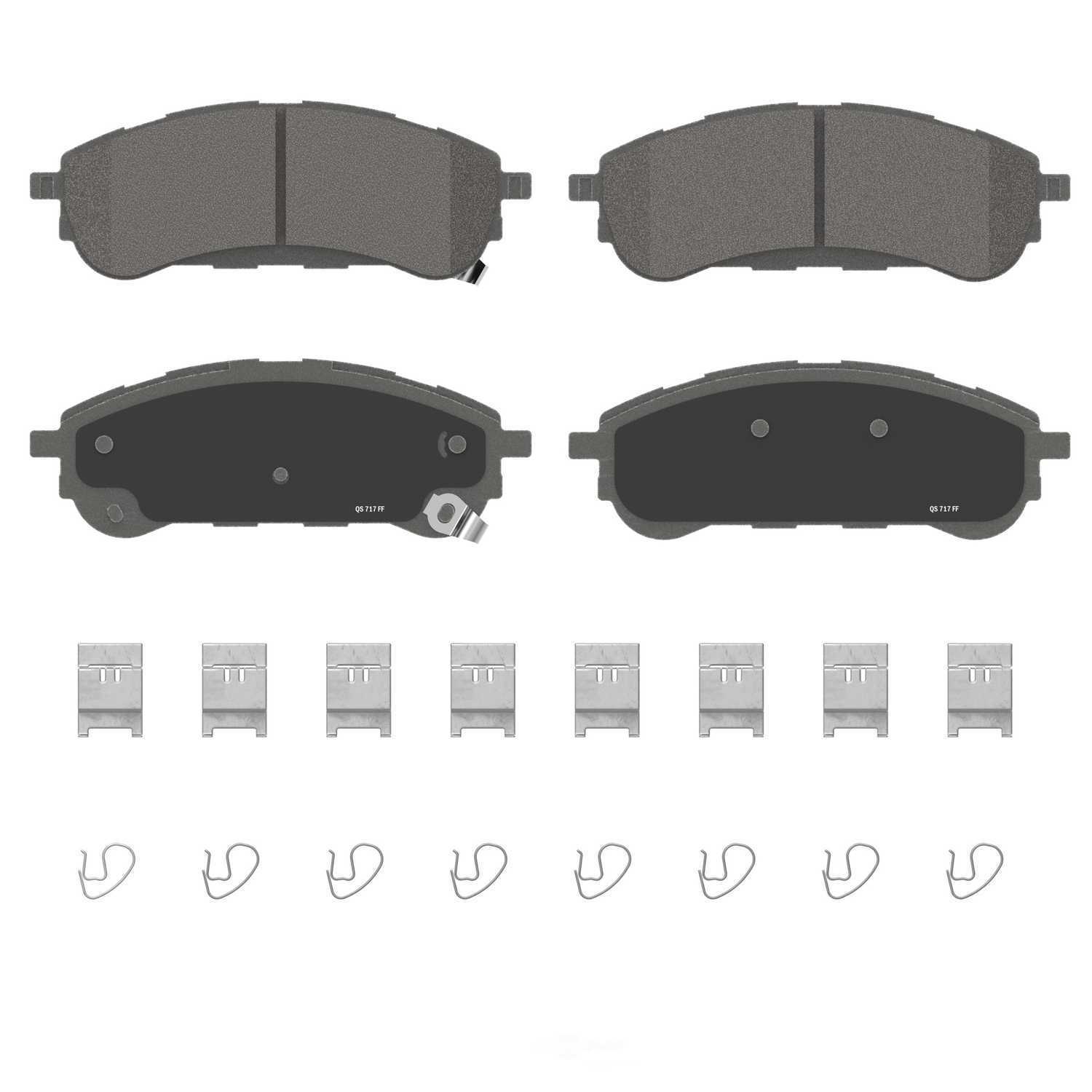 Rr Ceramic Brake Pads  Wagner  ZD2208