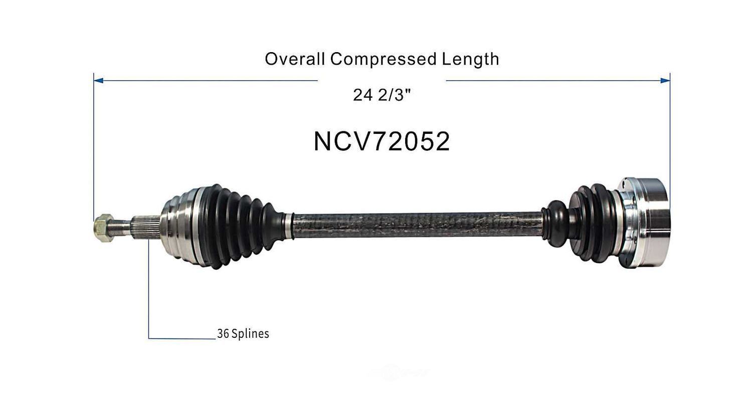 Left New CV Complete Assy   GSP North America   NCV72052