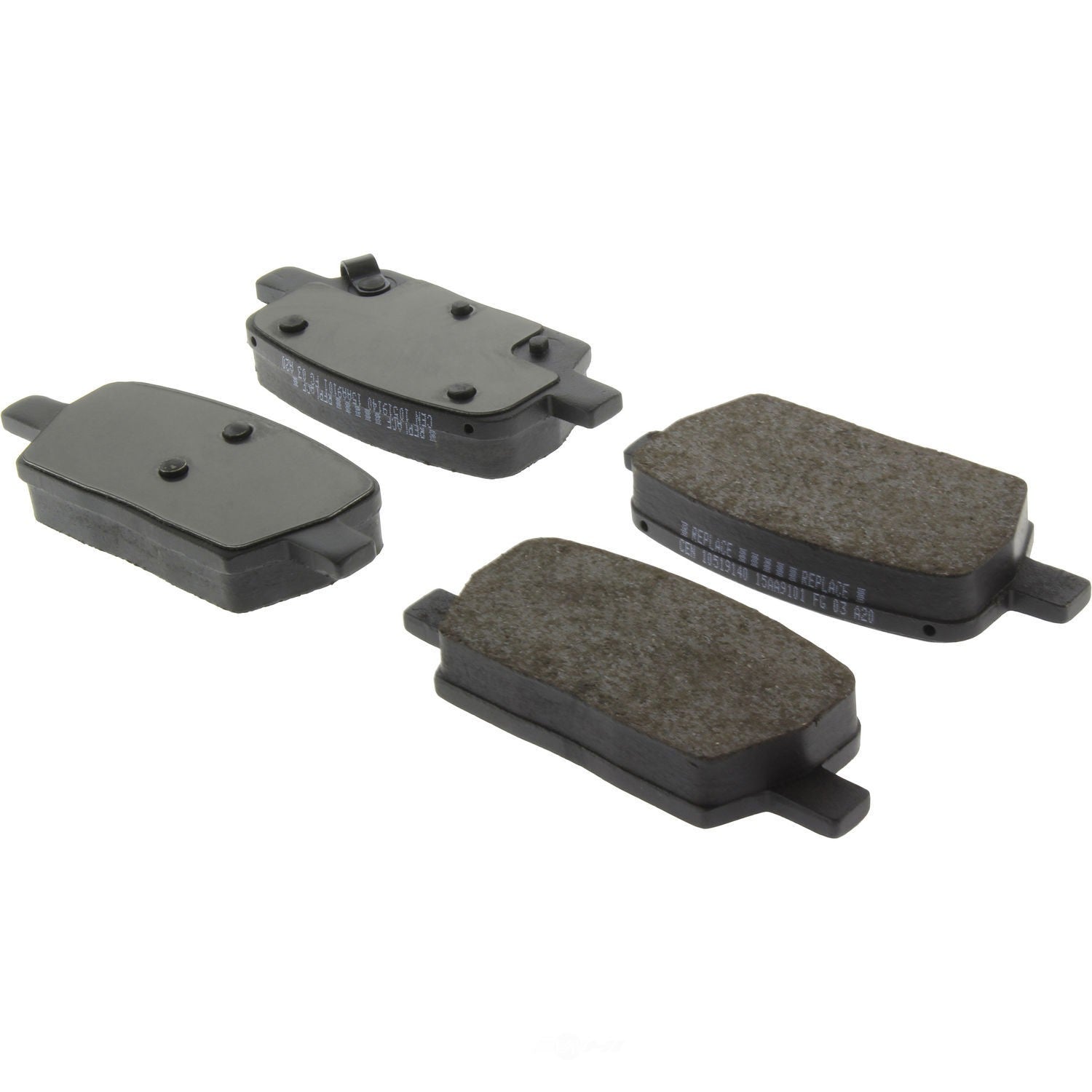 Rr Super Prem Ceramic Brake Pads  Centric Parts  105.19140