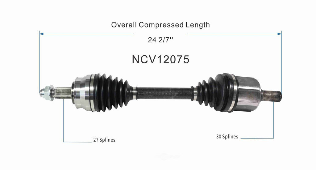Left New CV Complete Assy   GSP North America   NCV12075